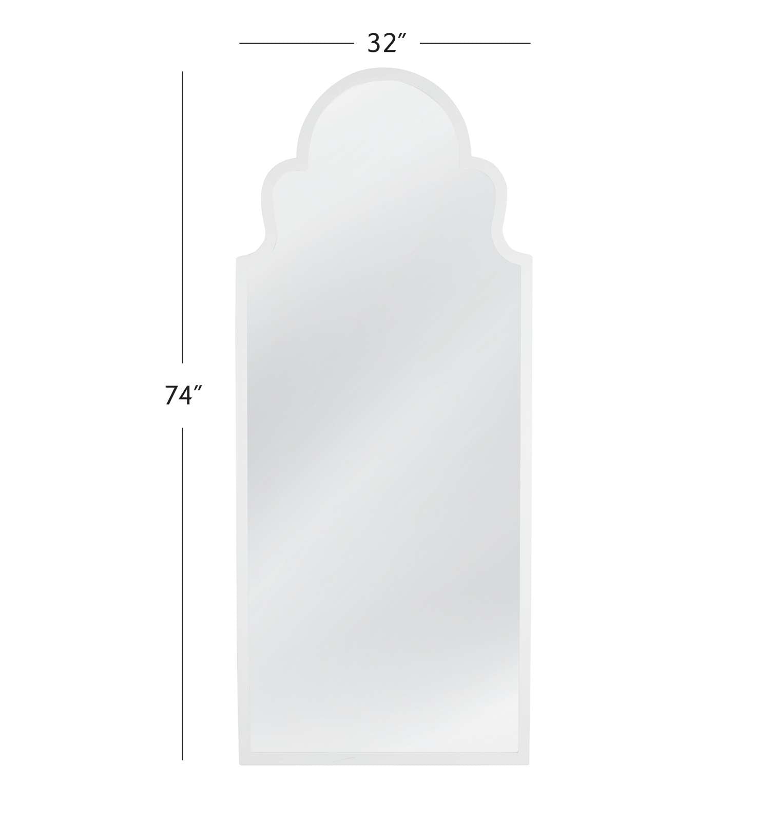 Abbie Floor Mirror - Dimensional
