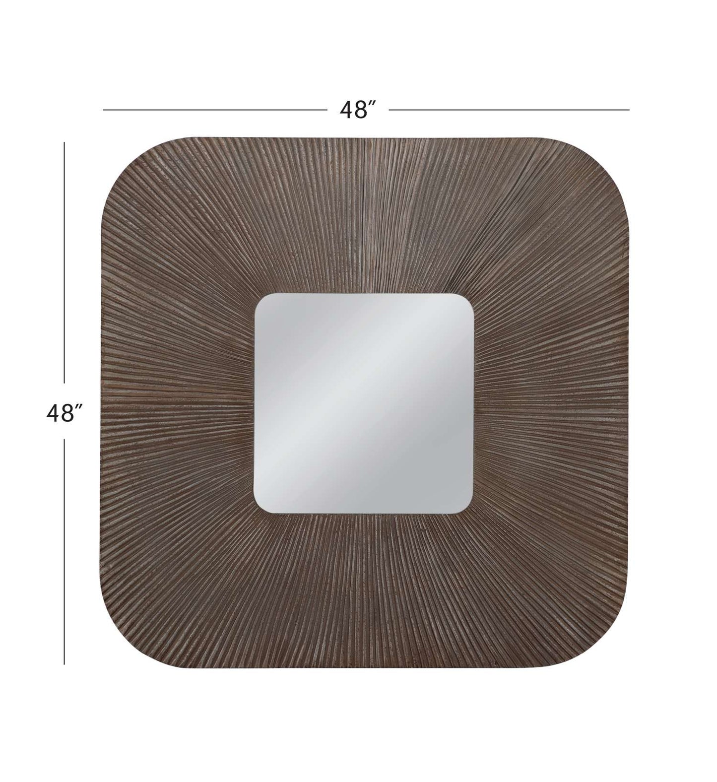 Zamba Wall Mirror - Dimensional