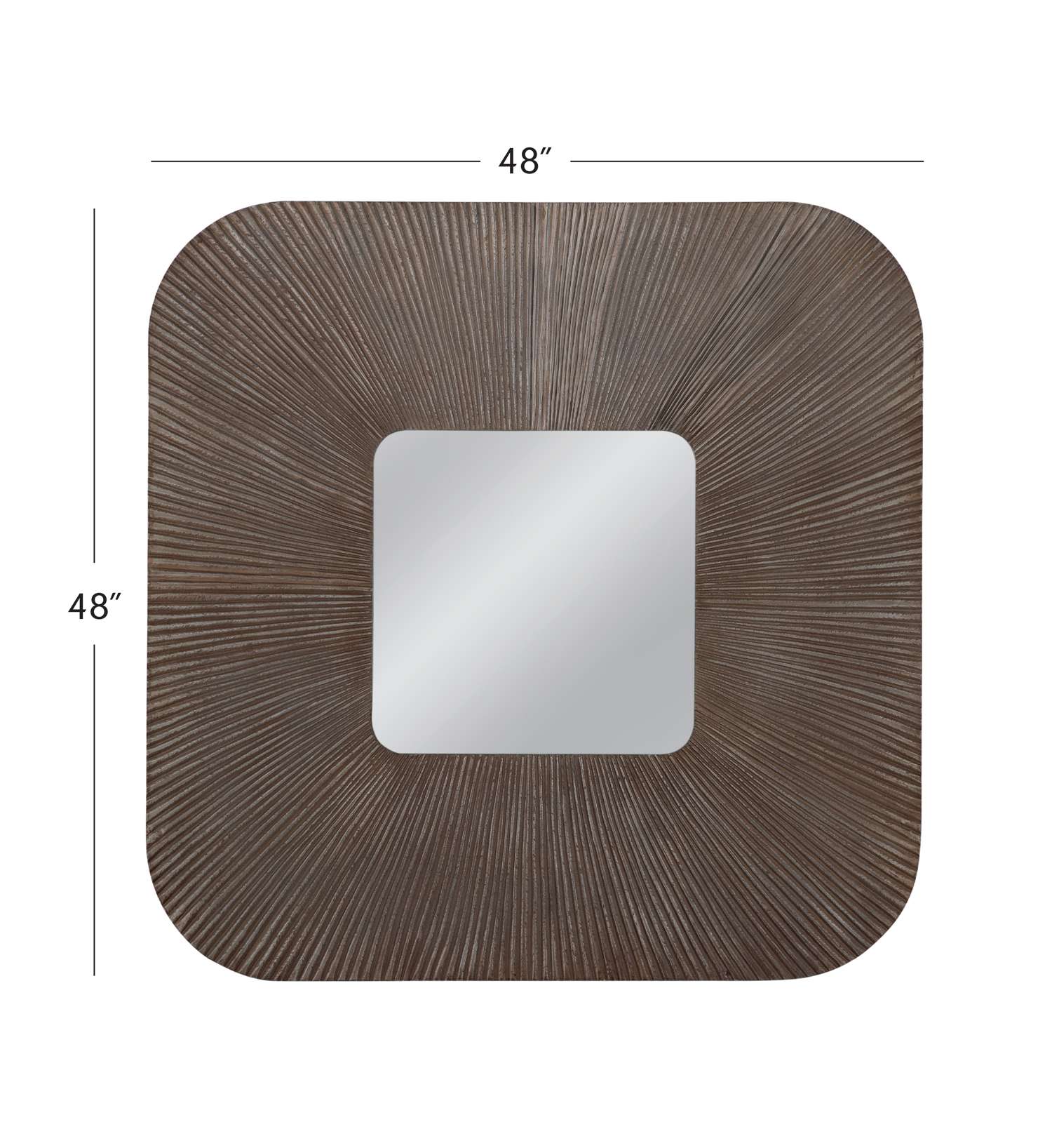 Zamba Wall Mirror - Dimensional