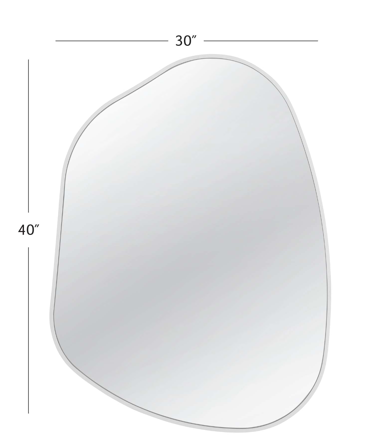 Ash Wall Mirror - Dimensional