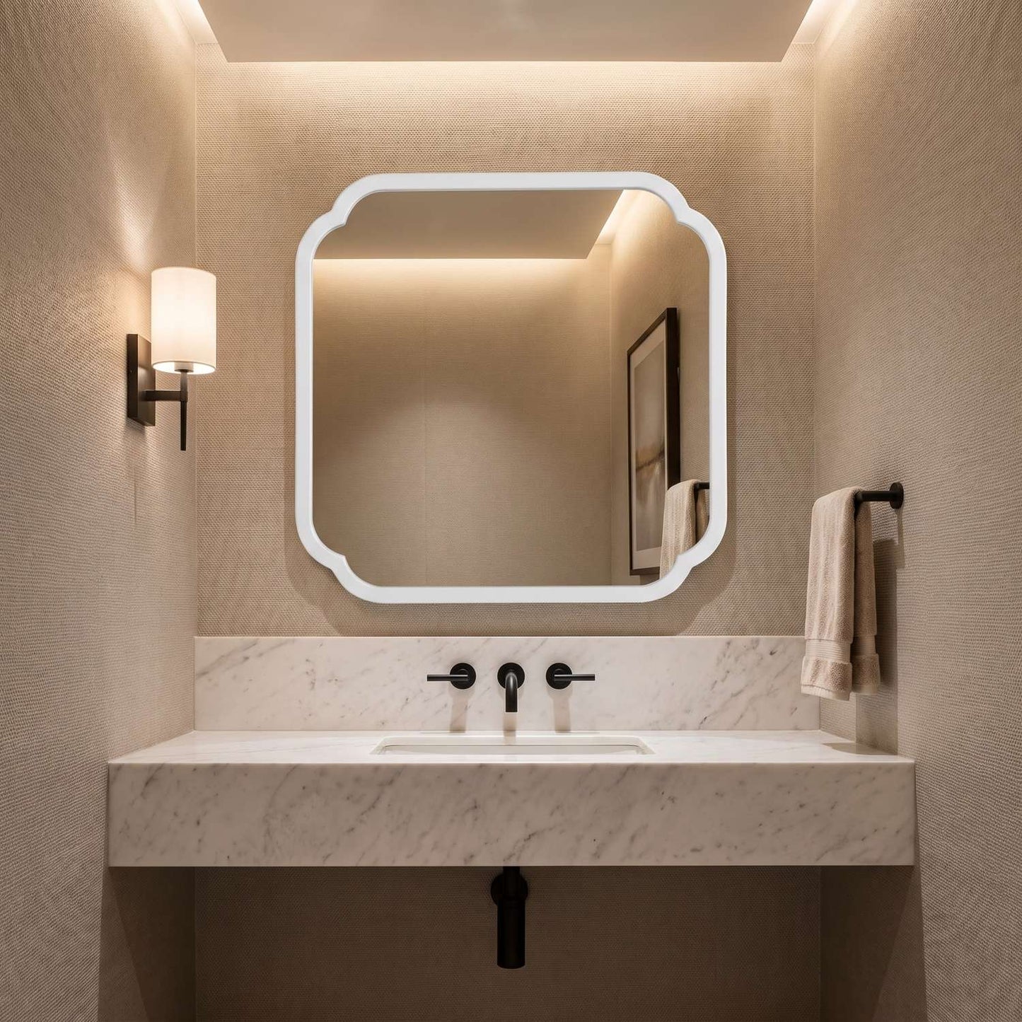 Clover Square Wall Mirror - Main