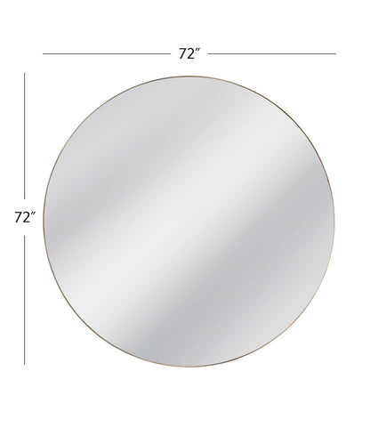 Tucker Wall Mirror - Gold - Dimensional