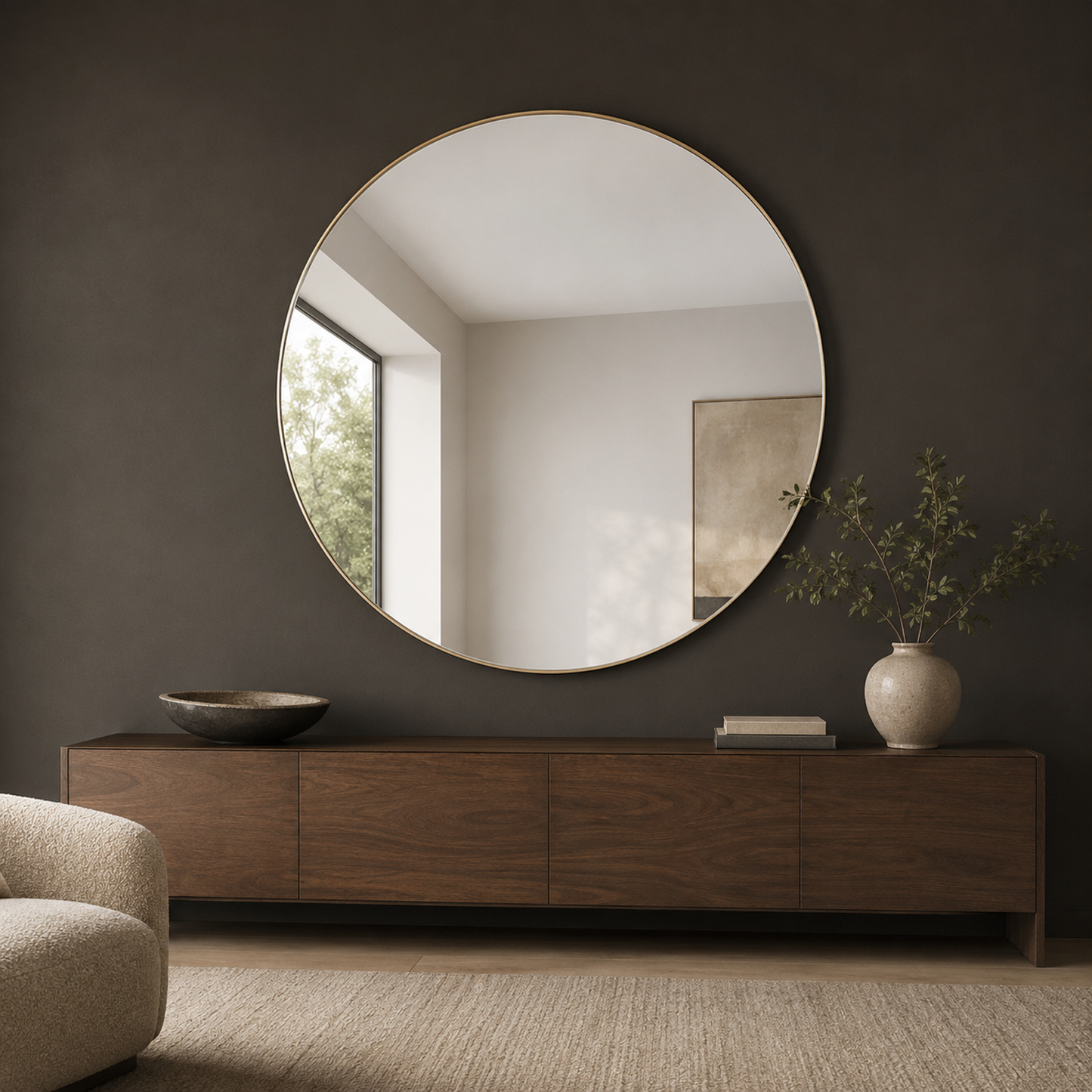 Tucker Wall Mirror - Gold - Main
