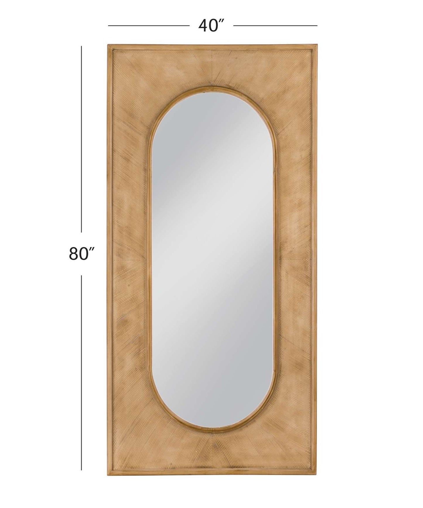 Liam Floor Mirror - Dimensional