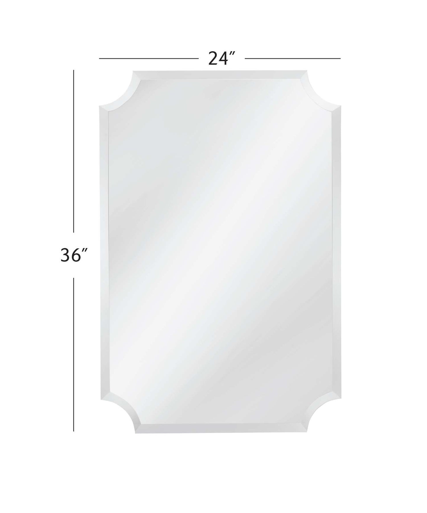 Fayette Wall Mirror - Dimensional