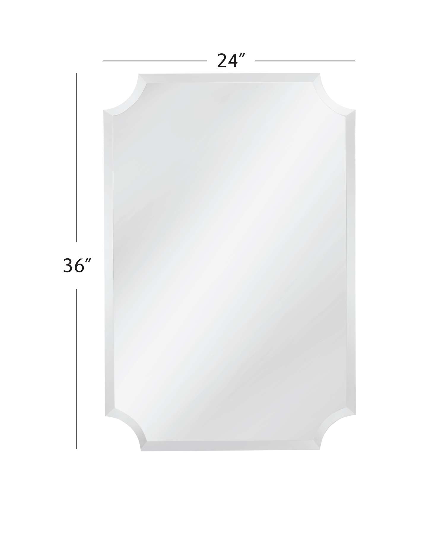 Fayette Wall Mirror - Dimensional