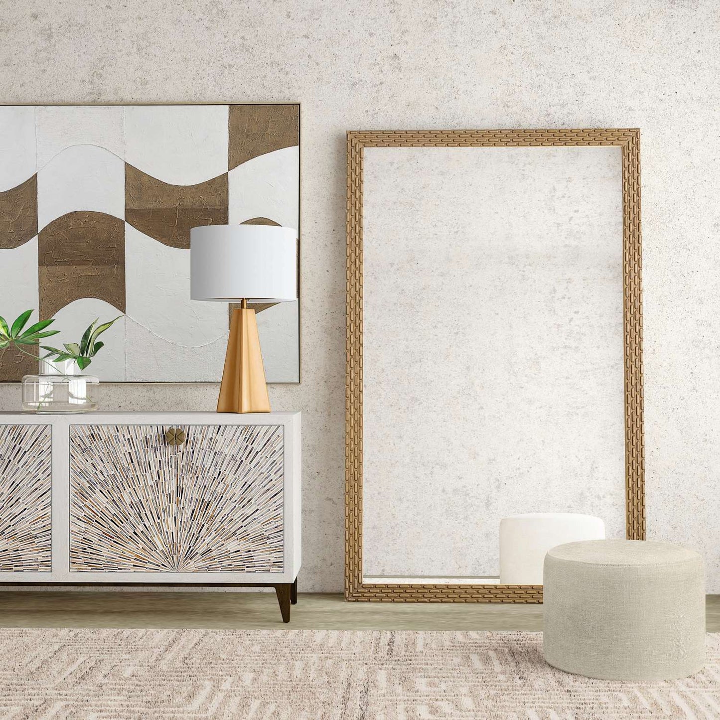Ansul Floor Mirror - Room Scene