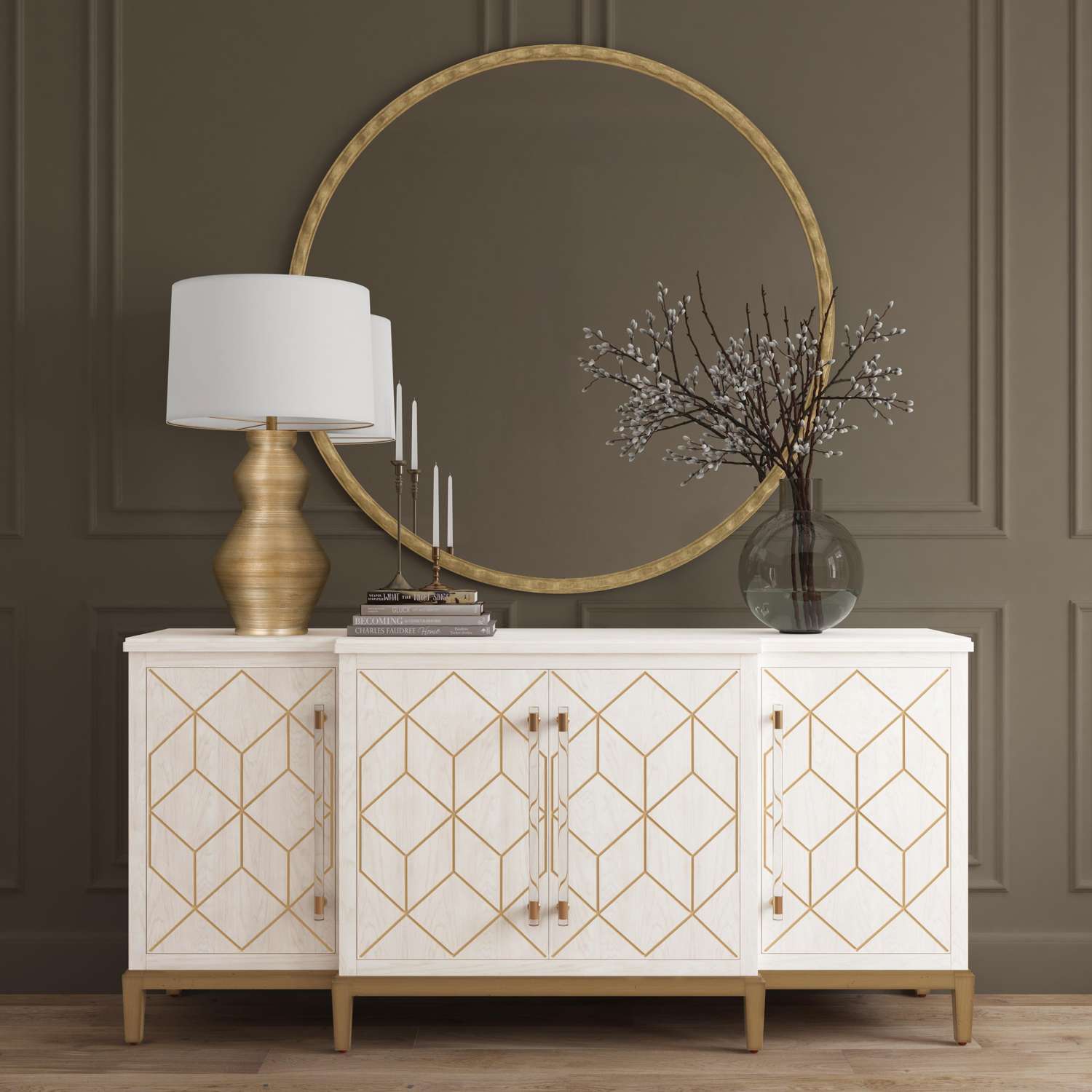 Entralla Wall Mirror - Room Scene