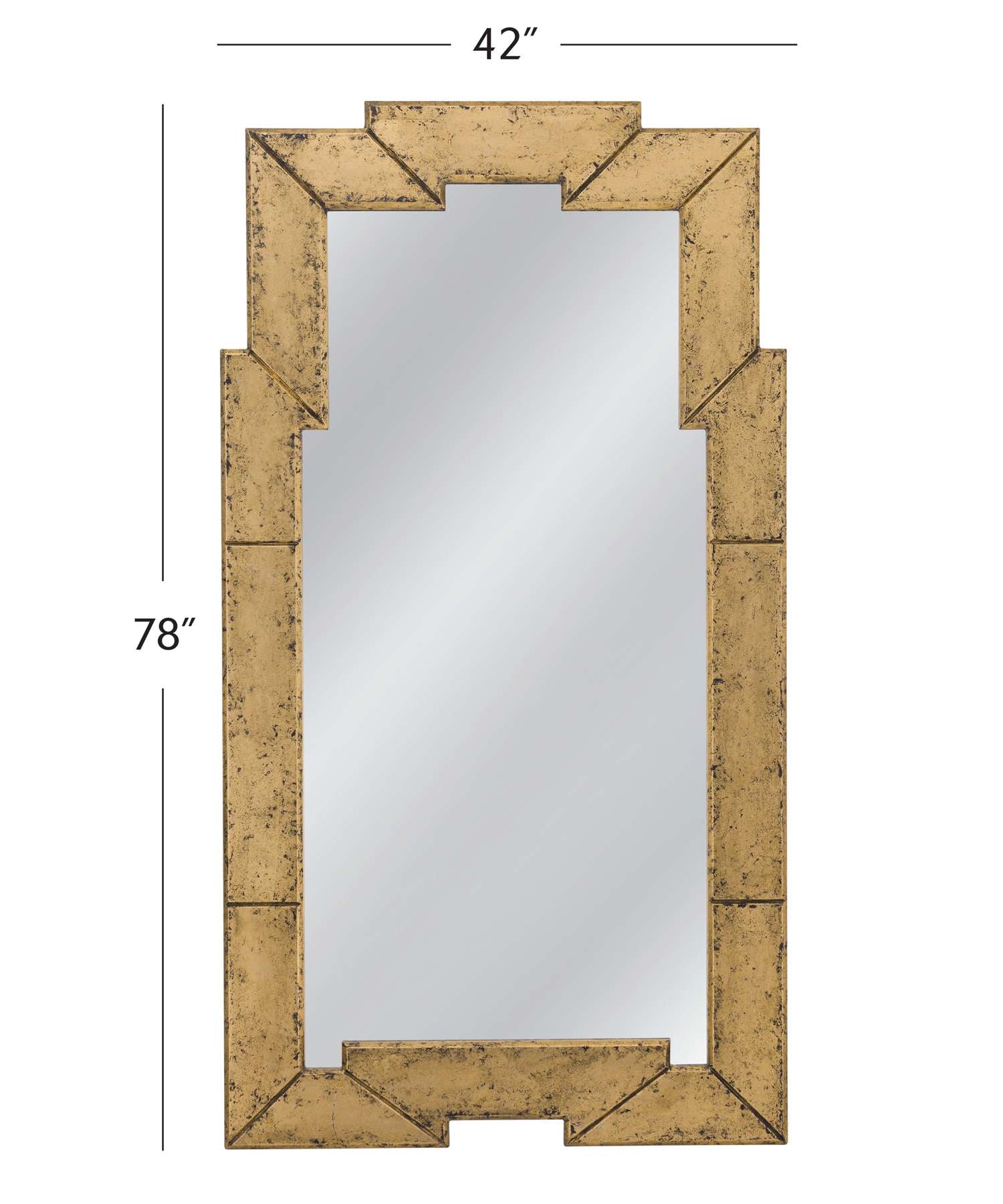 Metouro Floor Mirror - Dimensional