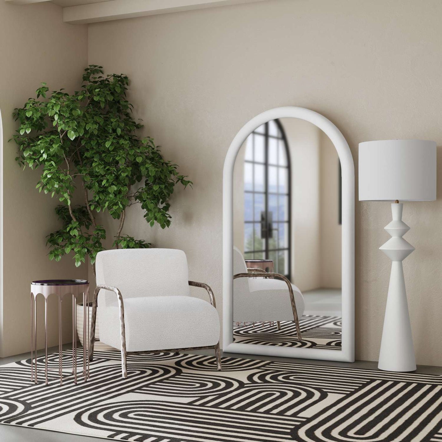 Vega Floor Mirror - Room Scene