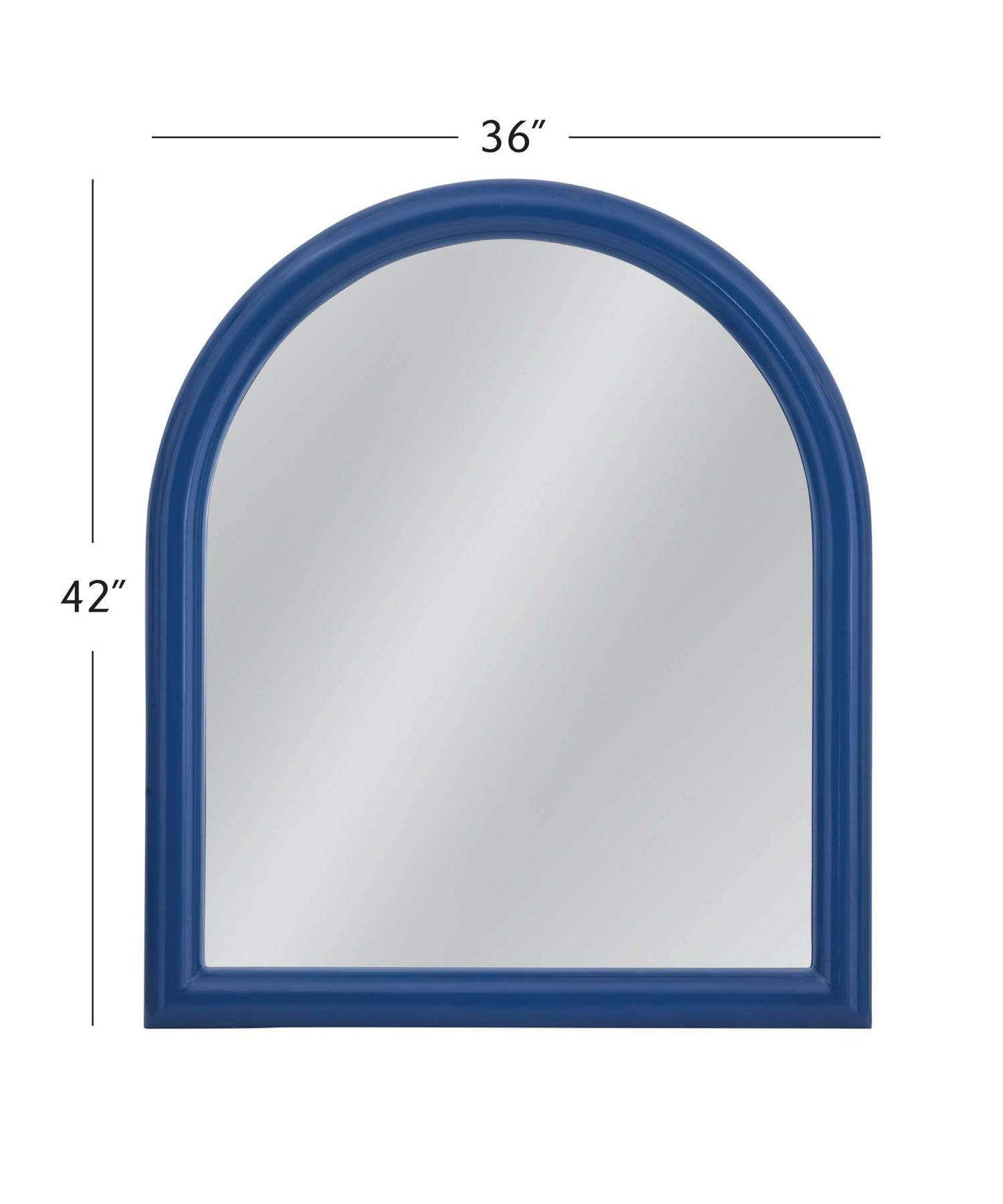Blue Vega Wall Mirror - Dimensional