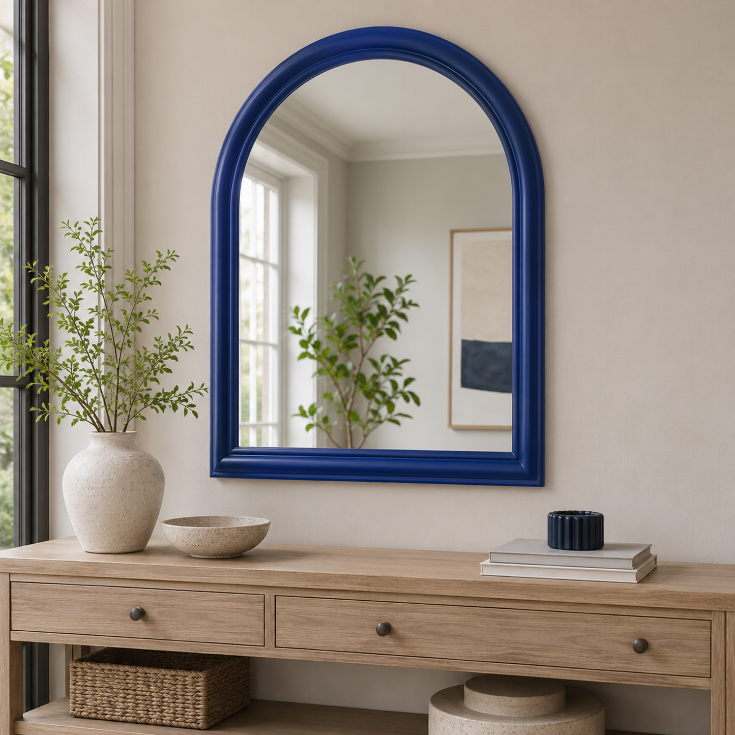 Blue Vega Wall Mirror - Main