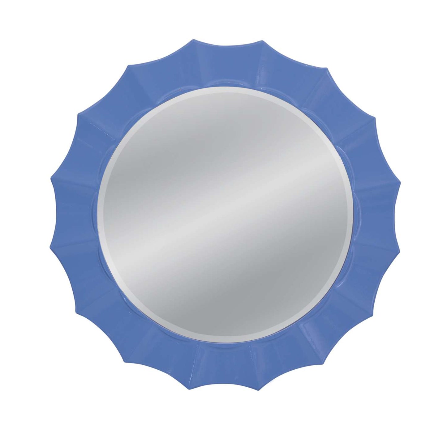 Blue Altair Wall Mirror - Straight On