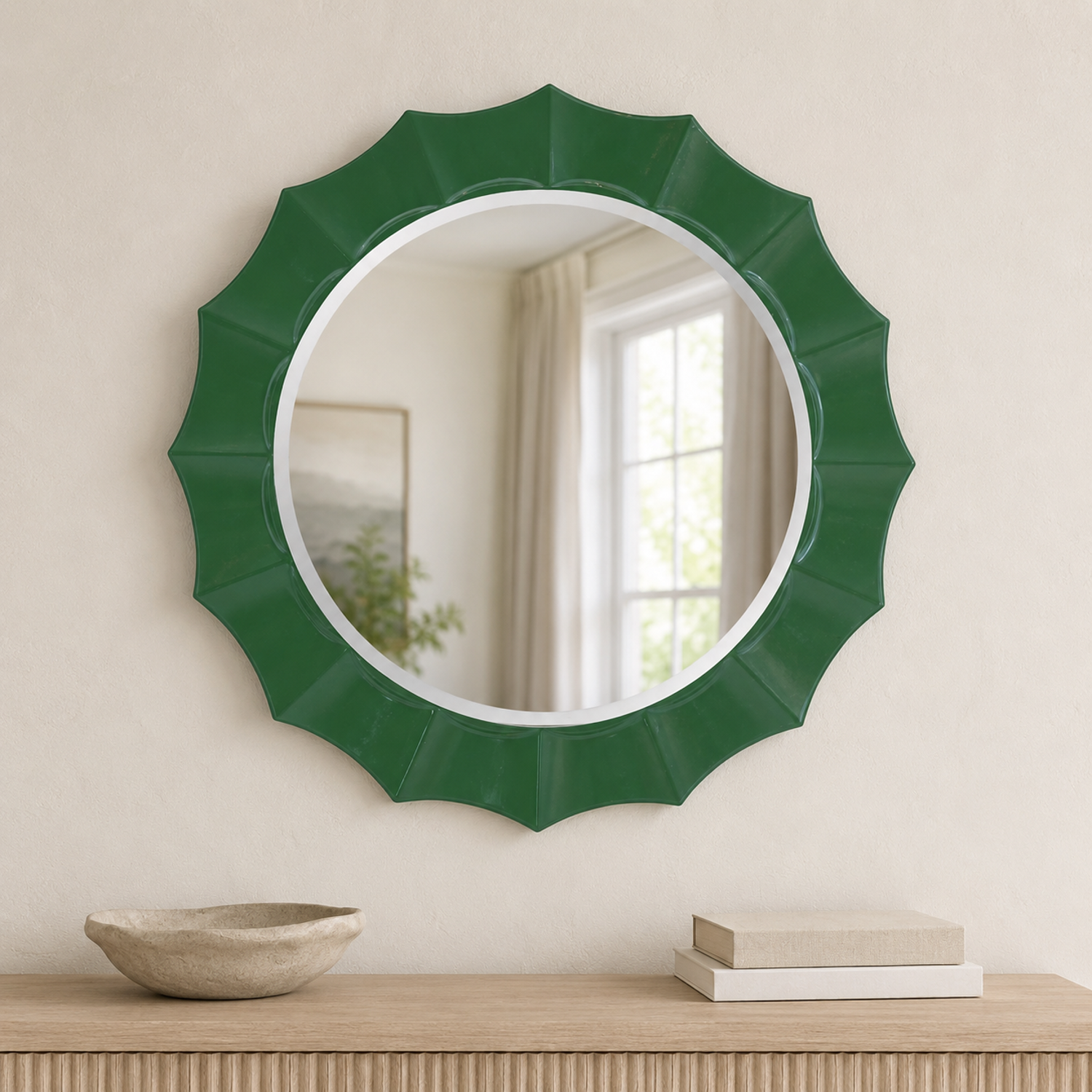 Green Altair Wall Mirror - Main