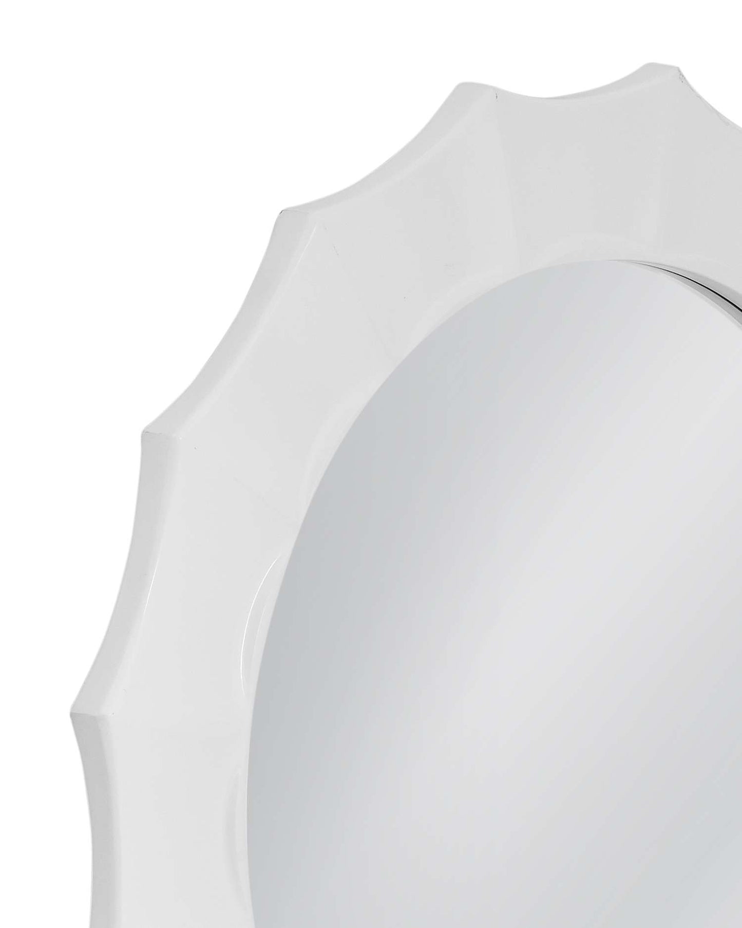 White Altair Wall Mirror - Detail