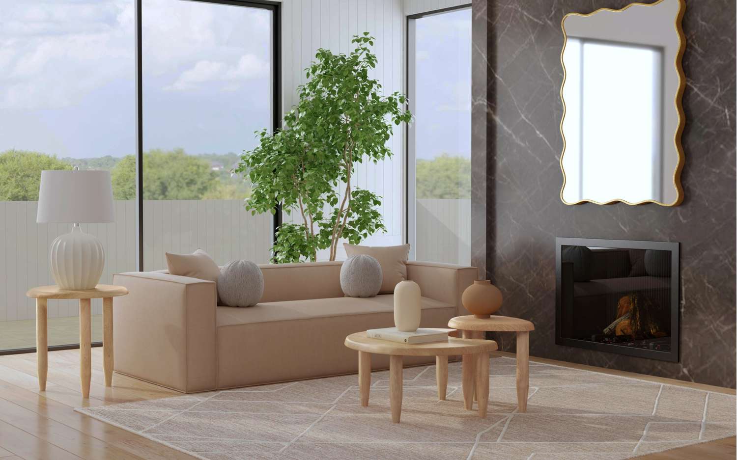 Hadar Wall Mirror - Room Scene