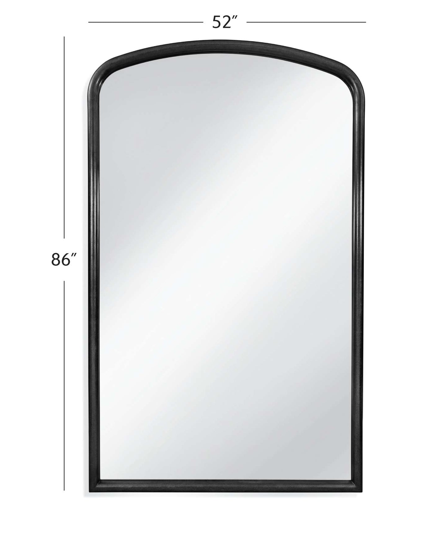 Brookings Floor Mirror - Black - Dimensional