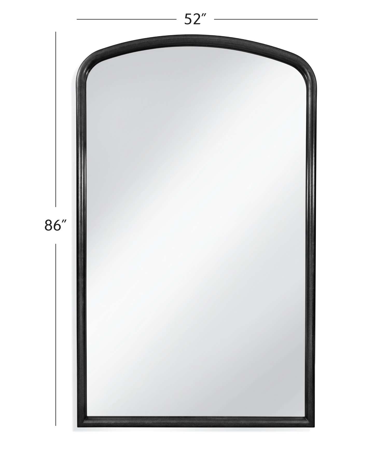 Brookings Floor Mirror - Black - Dimensional