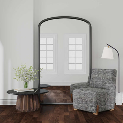 Brookings Floor Mirror - Black - Room Scene