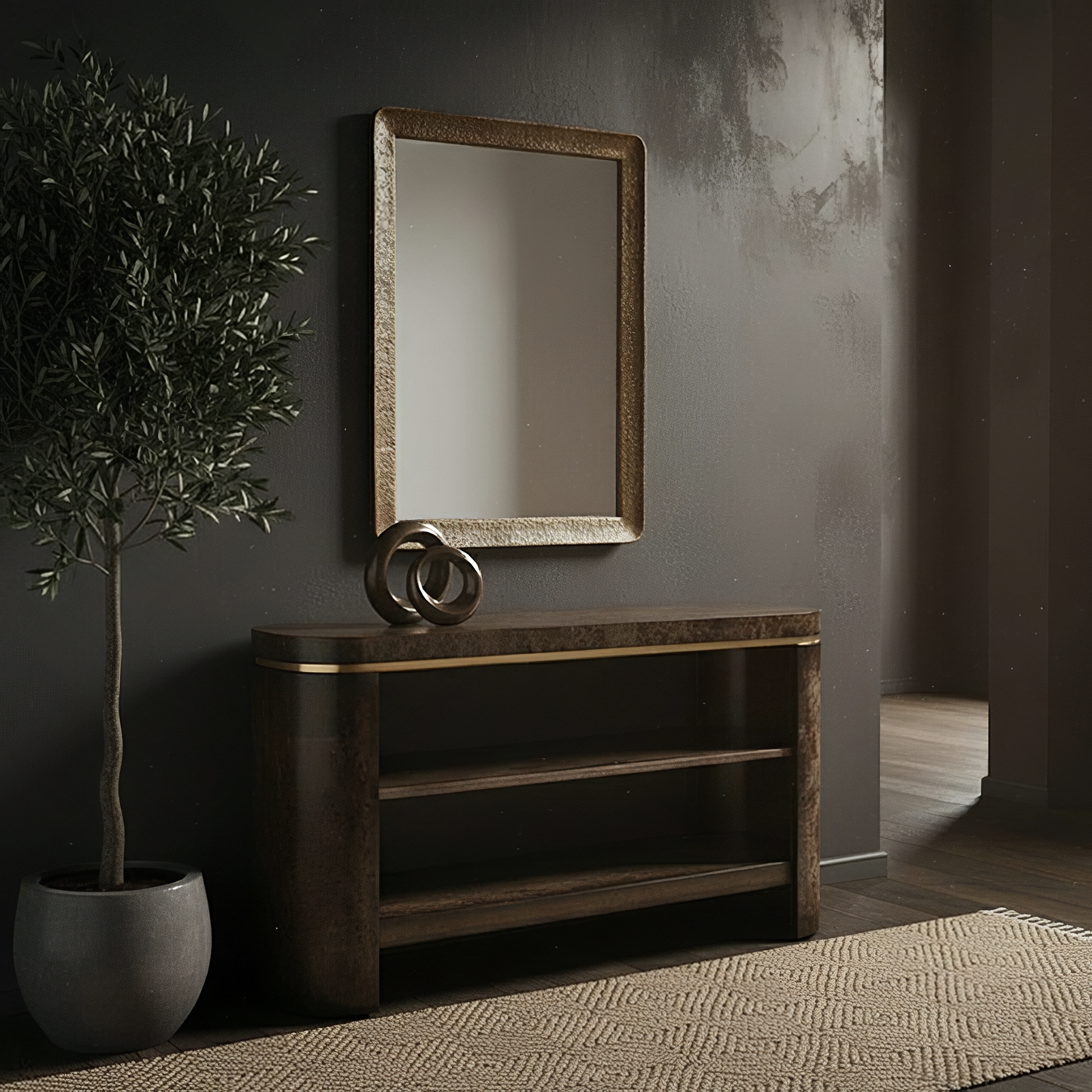 Hallie Wall Mirror - Room Scene