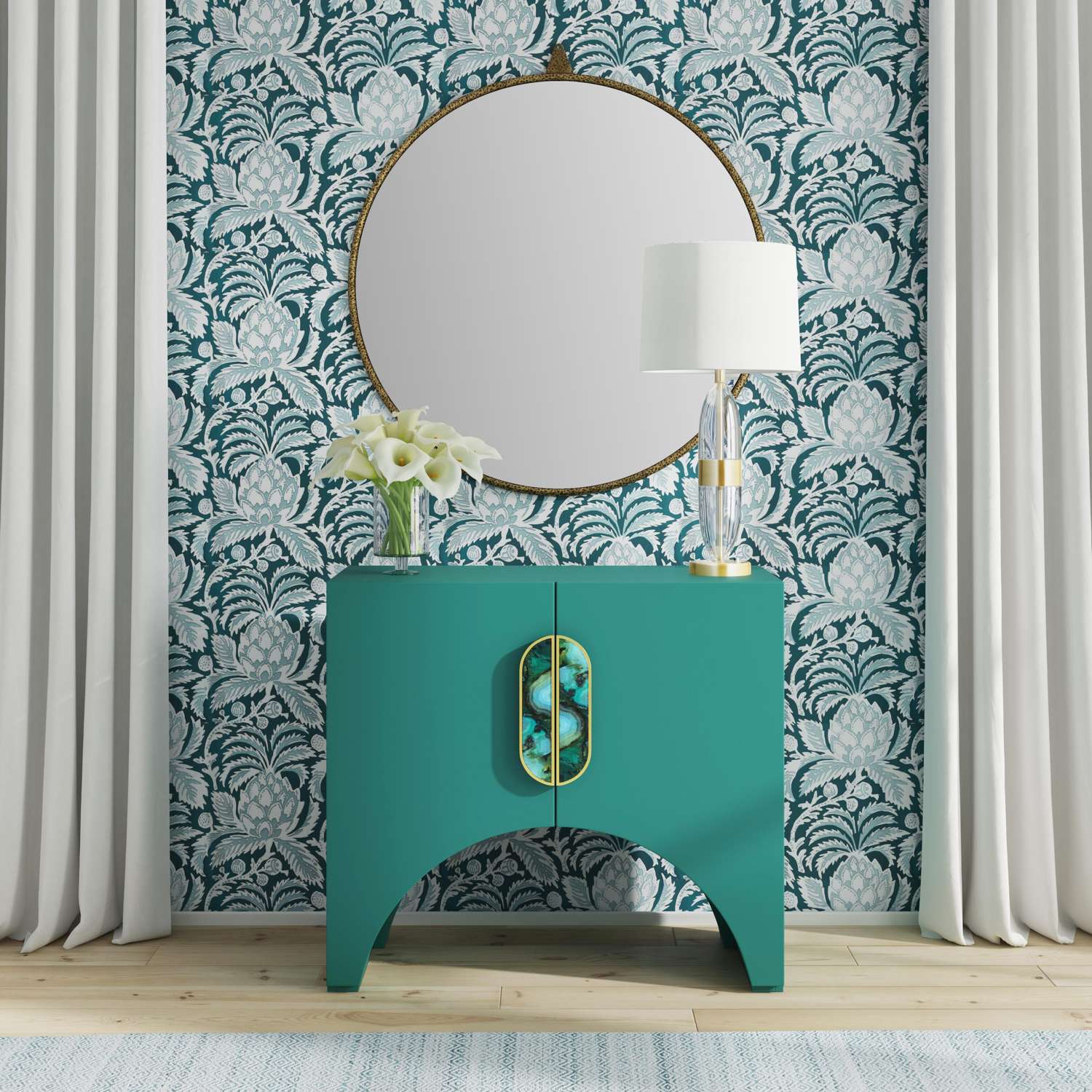 Ezra Wall Mirror - Room Scene