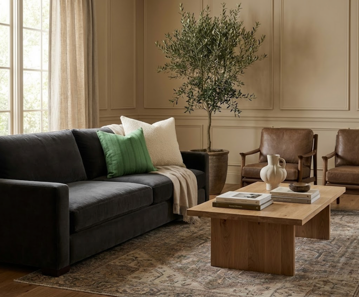 Malabar Pillow in Grass Green