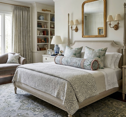 Meadow Floral Pillow in Sage
