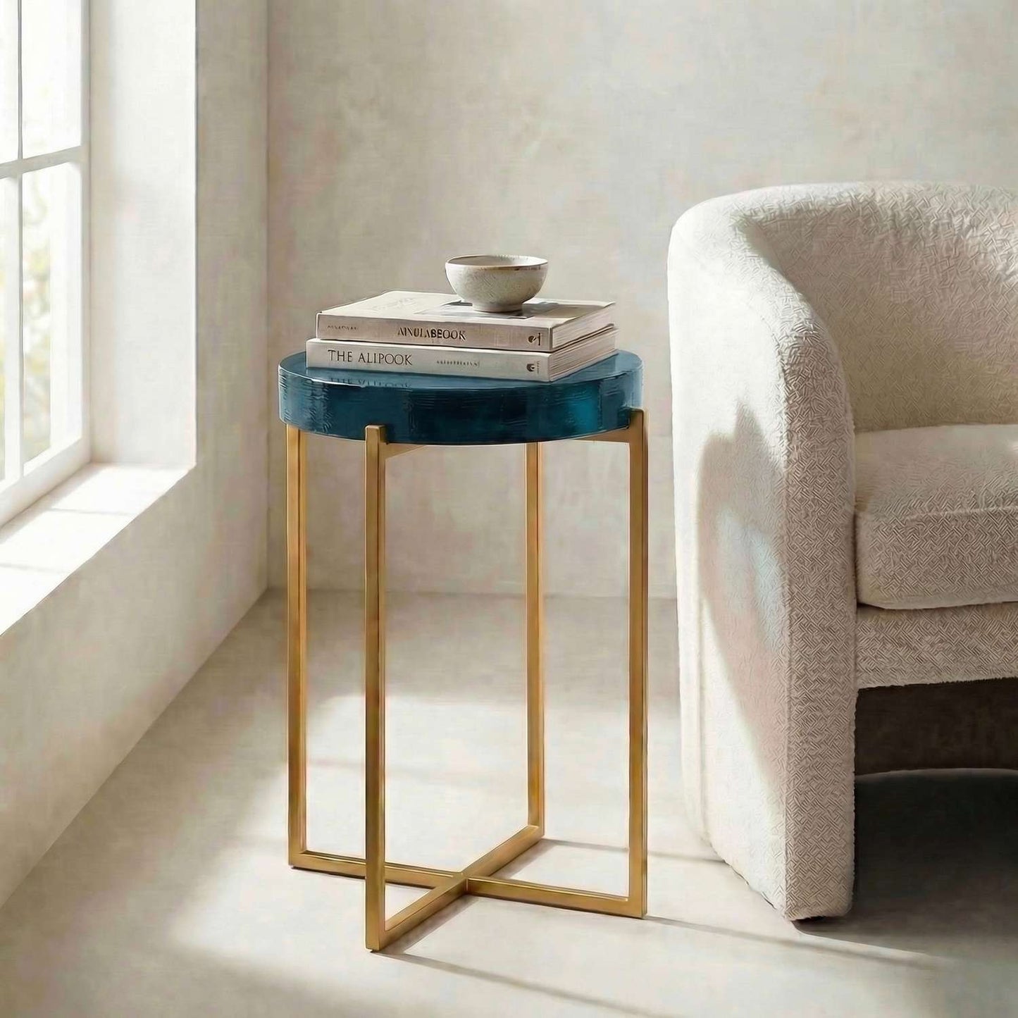 Marilee Accent Table - Blue - Main