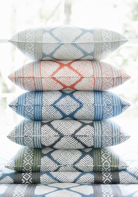 Austin Pillow in Coral