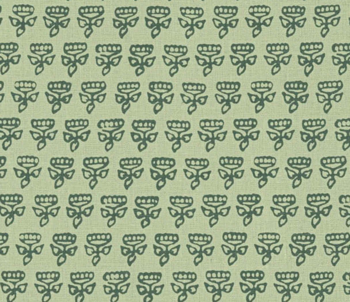 Mimi Floral Pillow in Green