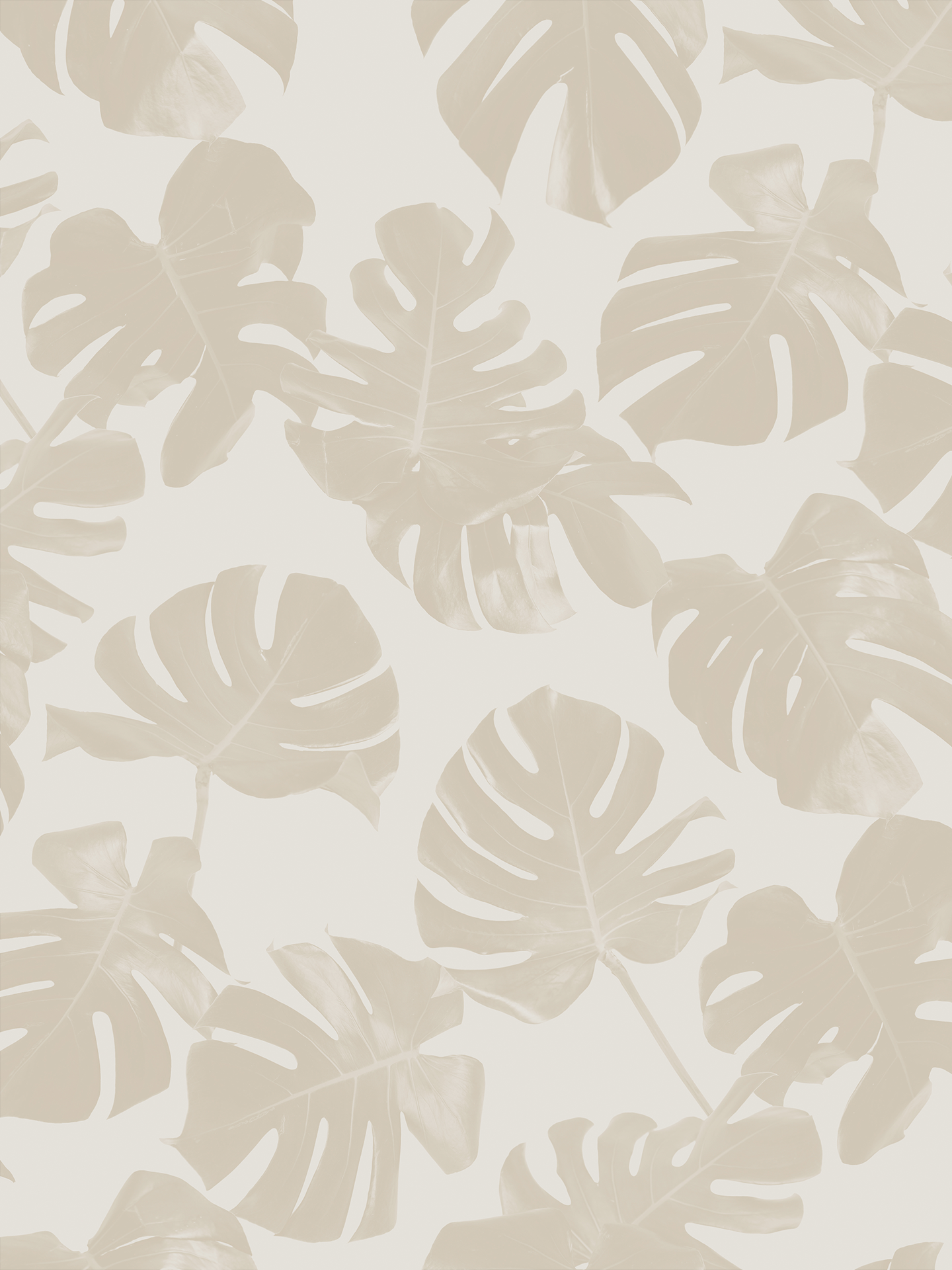 Monstera Leaf Wallpaper, neutral