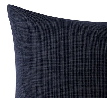 Bancroft Wool Pillow in Navy Blue
