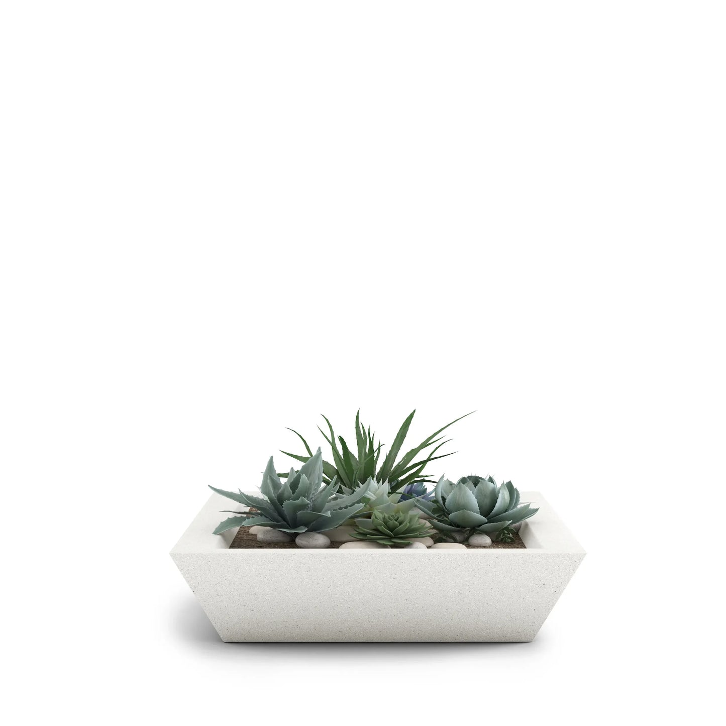 Newport Large Outdoor Shallow Planter