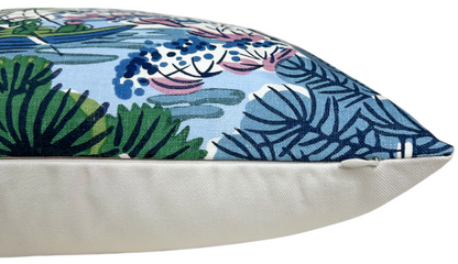 Pagoda Pillow in Blue