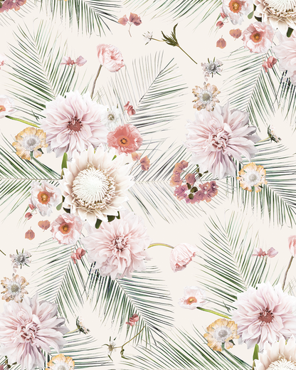 Palm Springs Wallpaper - Off-White