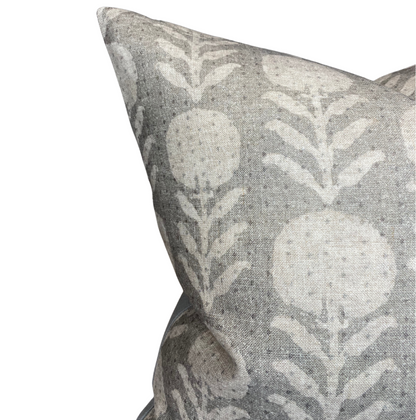 Zinnia Pillow in Sand Grey