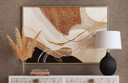 Portraits Framed Canvas - Room Scene