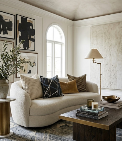 Simpatico Pillow in Raven