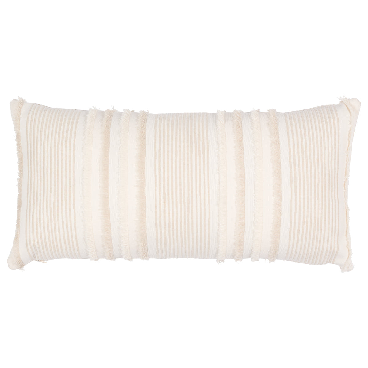Billy Embroidered Pillow in Natural