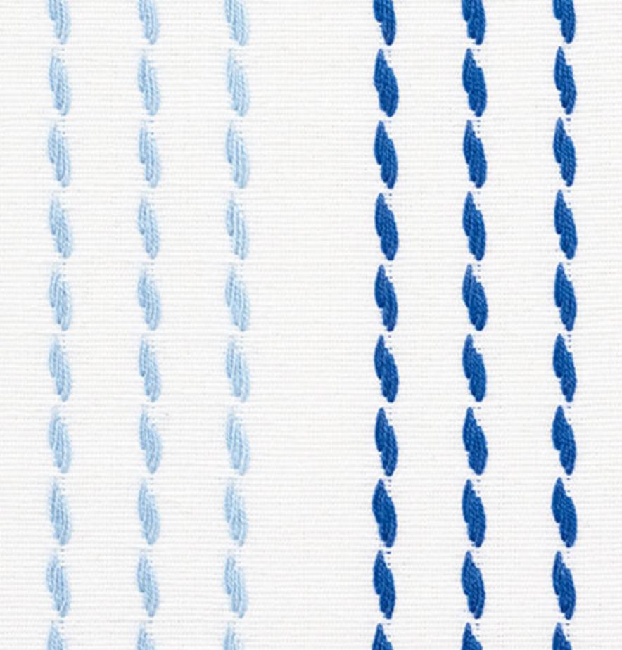 Running Stitches Pillow in Blues