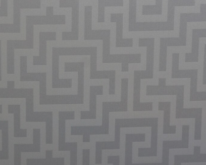 Greek Key Pillow in Silver