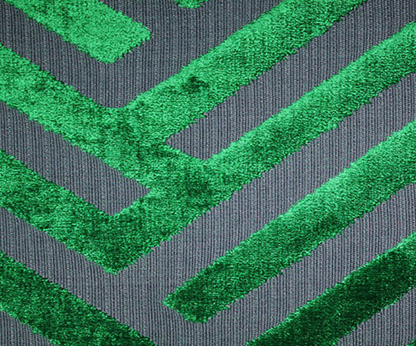 Emerald Green Cut Velvet Pillow