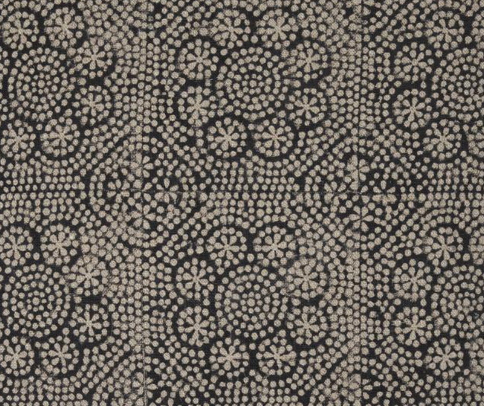 Floral Pillow in Noir