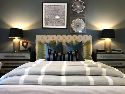 Ikat Pillow in Olive Green