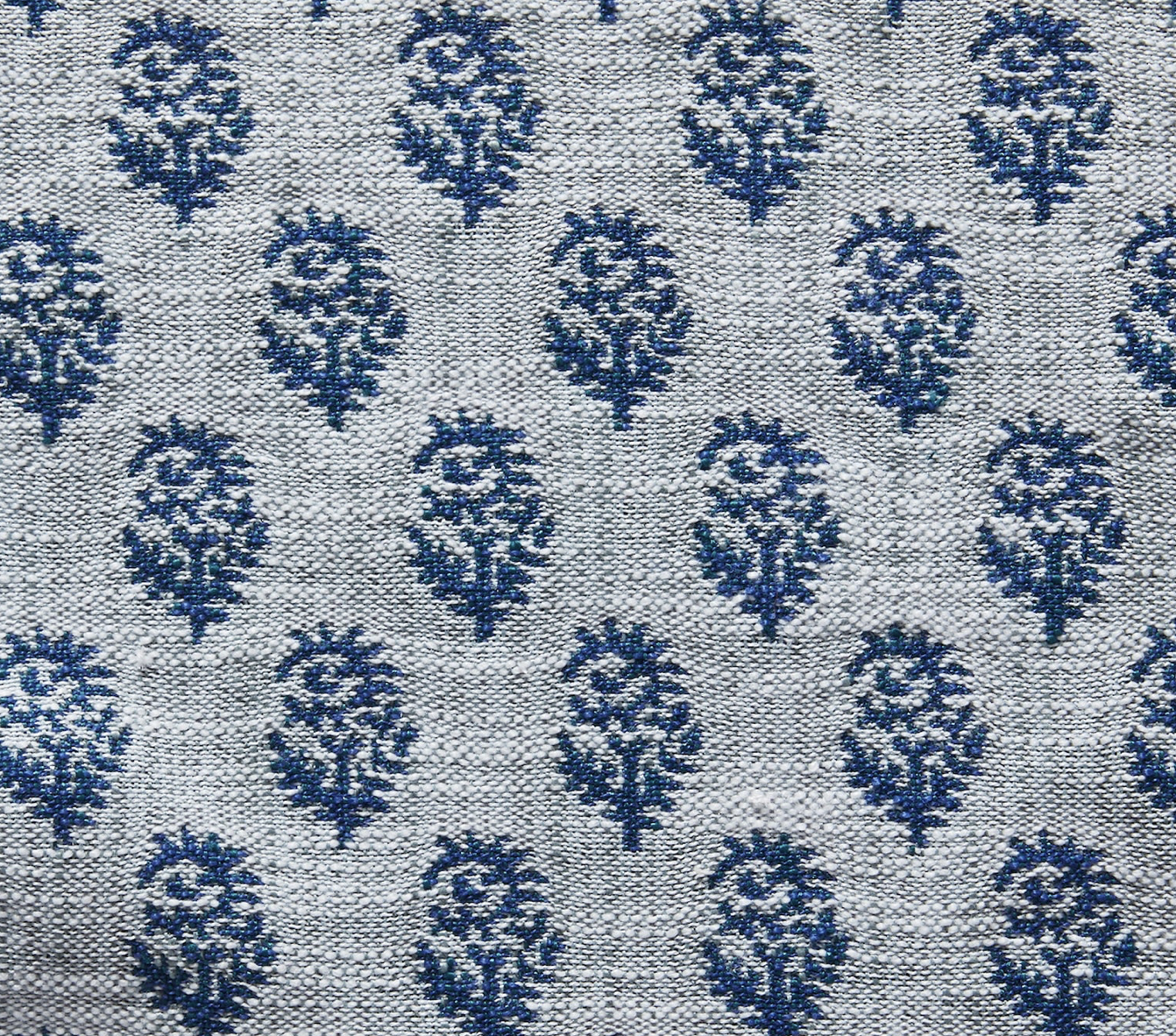 Rajmata Woven Pillow in Blue, Indoor/Outdoor Pillows