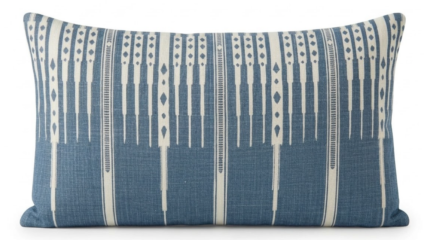Tangiers Pillow in Indigo
