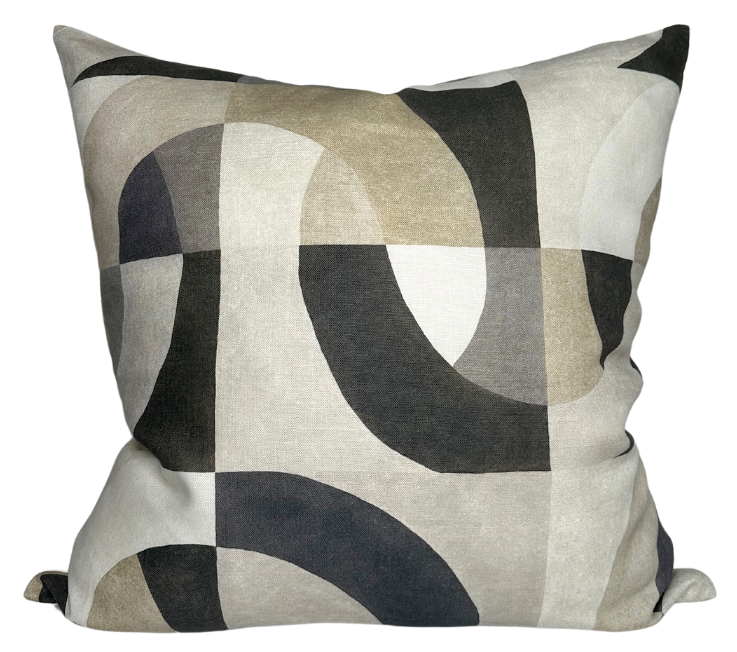 Colonnade Pillow in Onyx
