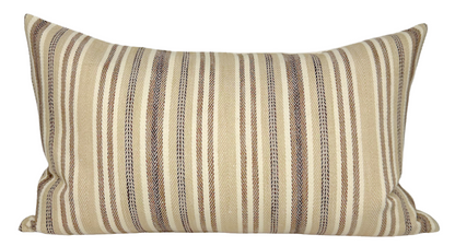 Bentley Stripe Pillow in Tan
