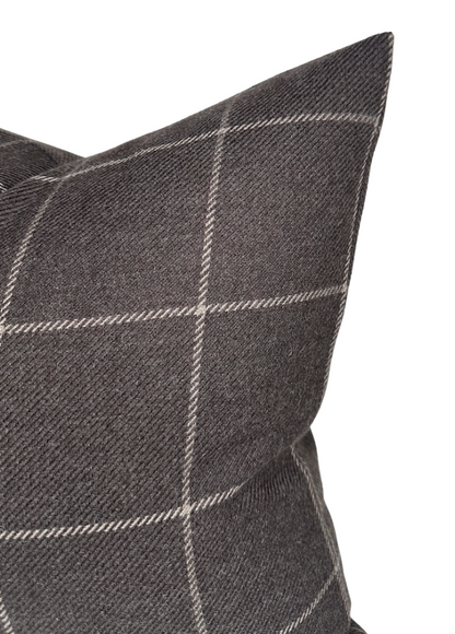 Bancroft Wool Pillow in Sable Brown