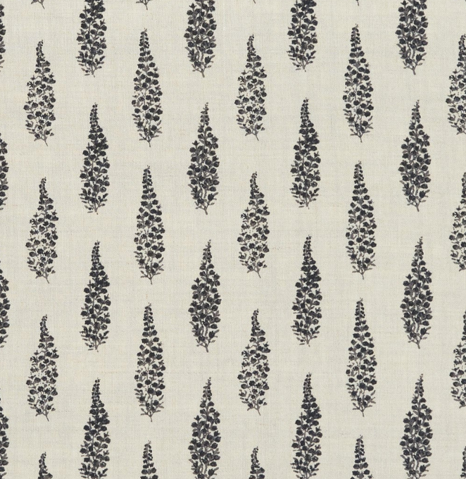 Hollyhock Pillow in Jet